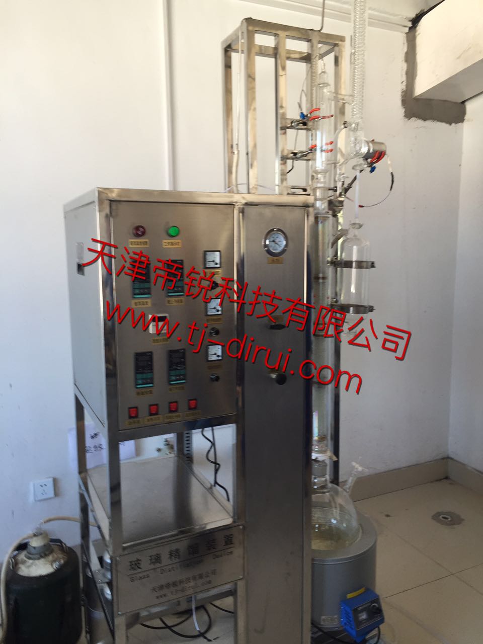 玻璃精餾簡易裝置
