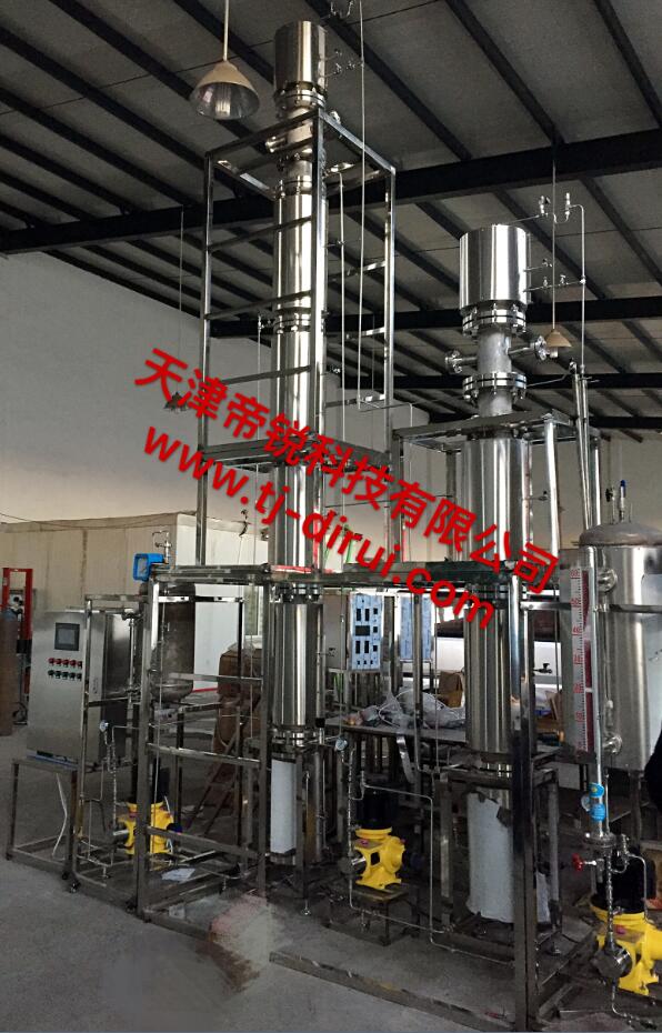 不銹鋼連續(xù)蓖麻油水萃取塔