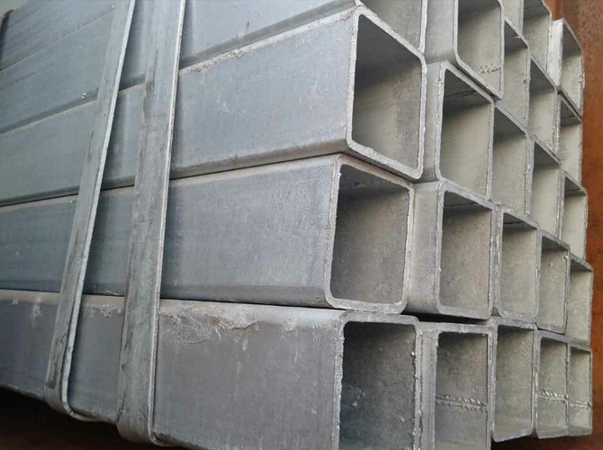 Hot dipped galvanized square steel pipe